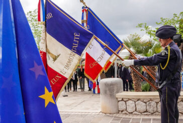 Commémoration Intercommunale de la journée du Souvenir des victimes de la Déportation à Villefranche-sur-Mer.