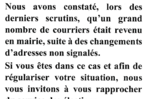 Liste éléctorale