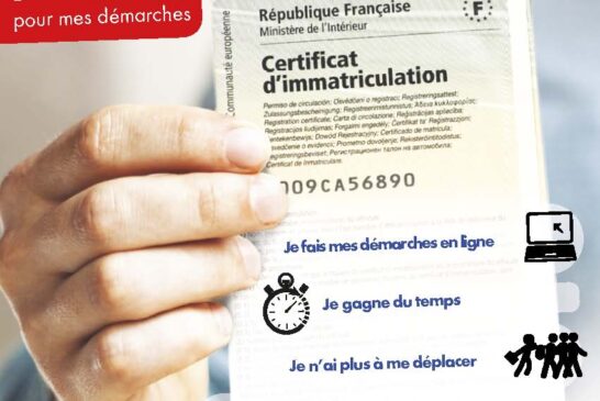 Procédure et démarches 2024 - Certificat d'Immatriculation