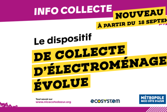 Nouveauté : Collecte d'électroménager à domicile
