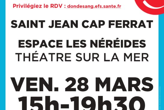 Don du sang le vendredi 28 mars