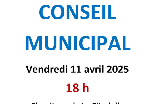 Conseil municipal du 11 avril 2025