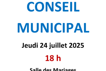 Prochain conseil municipal : le 24 juillet