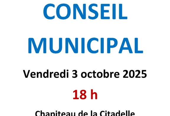 Conseil municipal du 3 octobre 2025