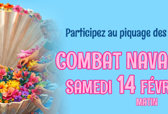 𝐼𝑛𝑠𝑐𝑟𝑖𝑣𝑒𝑧-𝑣𝑜𝑢𝑠 𝑝𝑜𝑢𝑟 𝑝𝑎𝑟𝑡𝑖𝑐𝑖𝑝𝑒𝑟 𝑎𝑢 𝑝𝑖𝑞𝑢𝑎𝑔𝑒 𝑑𝑒𝑠 𝑓𝑙𝑒𝑢𝑟𝑠 𝑝𝑜𝑢𝑟 𝑙𝑒 𝐶𝑜𝑚𝑏𝑎𝑡 𝑁𝑎𝑣𝑎𝑙 𝐹𝑙𝑒𝑢𝑟𝑖