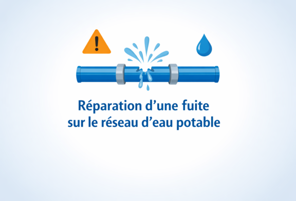 𝐓ravaux sur le réseau d'eau potable au Col de Villefranche