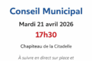 Conseil municipal du mardi 21 avril