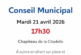 Conseil municipal du mardi 21 avril