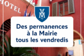 Des permanences en Mairie tous les vendredis
