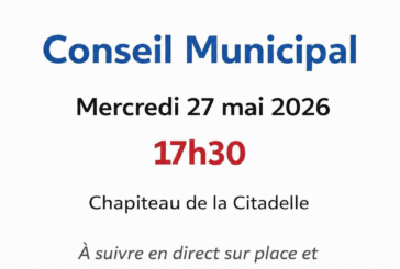 Conseil municipal du mercredi 27 mai